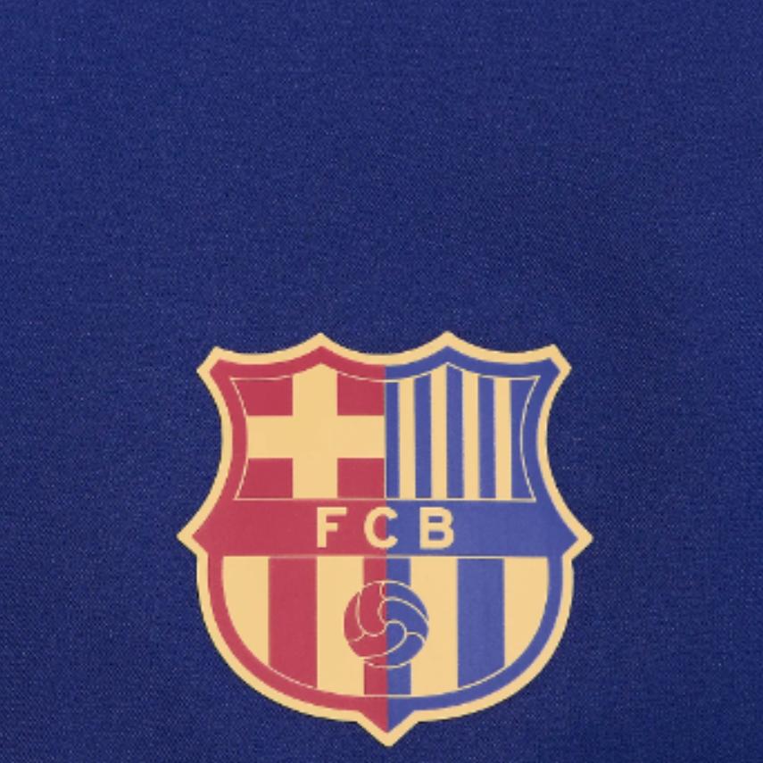 Nike SS24 F.C. Barcelona Series Fashion Logo Home Football Long Sleeve Jacket Men Jacket Red Blue FN9795-455