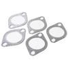 20x 2.5 Inch/63mm Universal Engine Exhaust Pipe Gasket With Two Holes Repairing Parts Rustproof Reliable Sealing Car Accessories