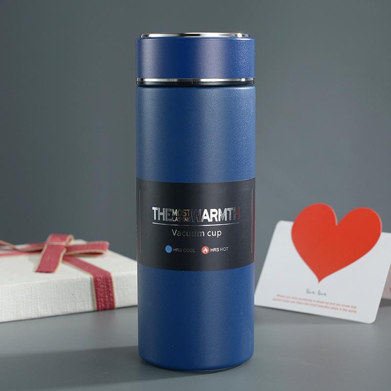 Updated High-looking Thermos Cup 304 Stainless Steel Frosted Business Car Gift Water Cup