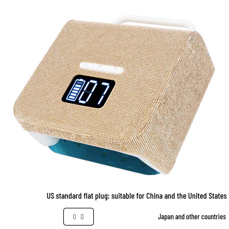 

Мощная УФ-лампа для ногтей со стразами для быстрой полимеризации и сушки гель-лака