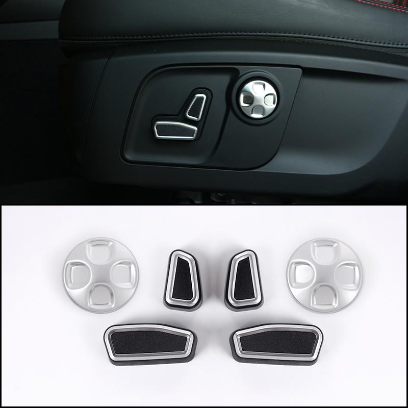 For Maserati Quattroporte/Ghibli/Levante 2013- ABS Seat button cover For Alfa Romeo Giulia/Tonali 2017+ interior accessories Quattroporte 13-19