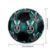 Port Adelaide Soccer Ball Size 5 Colorful Machine Stitched PVC Competition Ready Durable High-Bounce