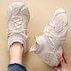 Shoes Women's Spring New Trend Fashion Retro Sports Shoes Fly-woven Versatile Casual Shoes Platform Large Size Women's Shoes