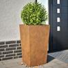 VidaXL Planters 2 Pcs 45x45x75 Cm Weatherproof Steel, Outdoor Planter, Flower Box, Box of 851107