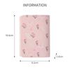 Portefeuille Femme Couleur Rose Doux Cuir PU Multi Cartes Sac Photo Porte-Cartes Floral Nœud Extérieur