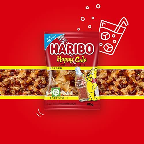 Haribo Happy Cola 80g X 10 Bags