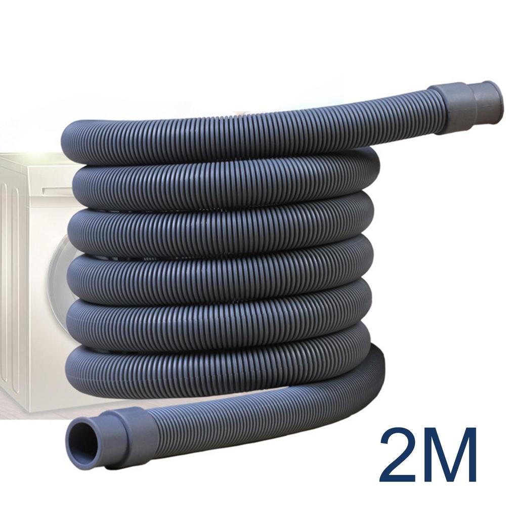 Flexible Corrugated Washing Machine Drain Hose Extension Pipe High Pressure Waste Water Outlet Soft Tube for Laundry Appliances