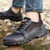 Anti-smashing and Anti-piercing Labor Insurance Shoes, Durable Steel Baotou Construction Site Protective Steel Plate Work Shoes