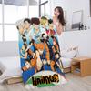 Volleyball H-Haikyuus Anime Beach Towel Colorful Bath Towels for Girl Microfiber Quick Dry Custom Sand Free Beach Yoga Spa Gym Pool