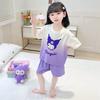 Girls Cotton Gradient Cartoon Pajama Set Cute and Stylish