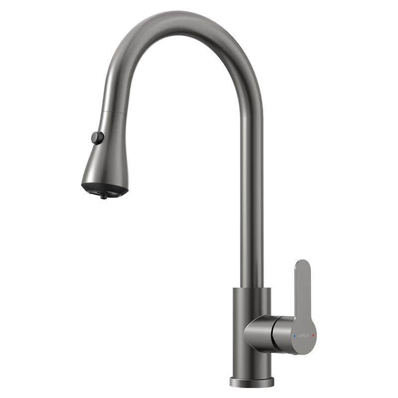 ARROW Gunmetal Grey Pull-Out Kitchen Faucet