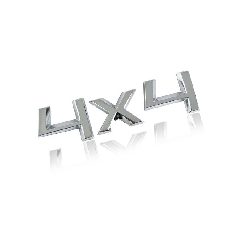 ZDVK6 Auto Styling 3D Metall 4x4 Emblem Abzeichen Aufkleber für Skoda Octavia Fabia Rapid Yeti 4x4 Heckklappe Aufkleber Auto Zubehör