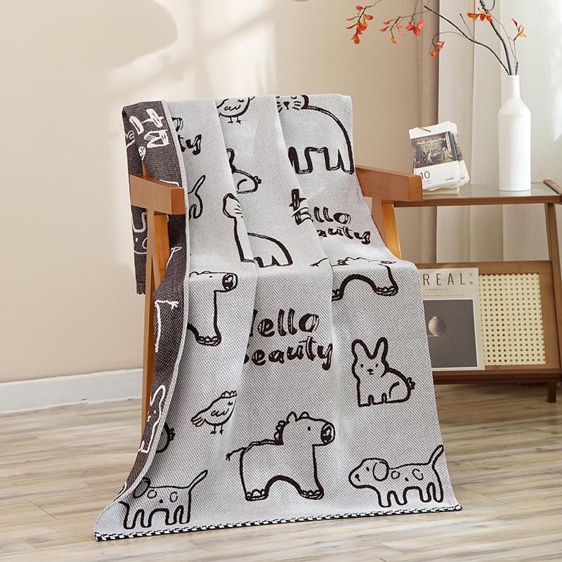 Large size bath towel pure cotton four-layer gauze adult household soft water-absorbing non-linting swimming bath wrap beach towel