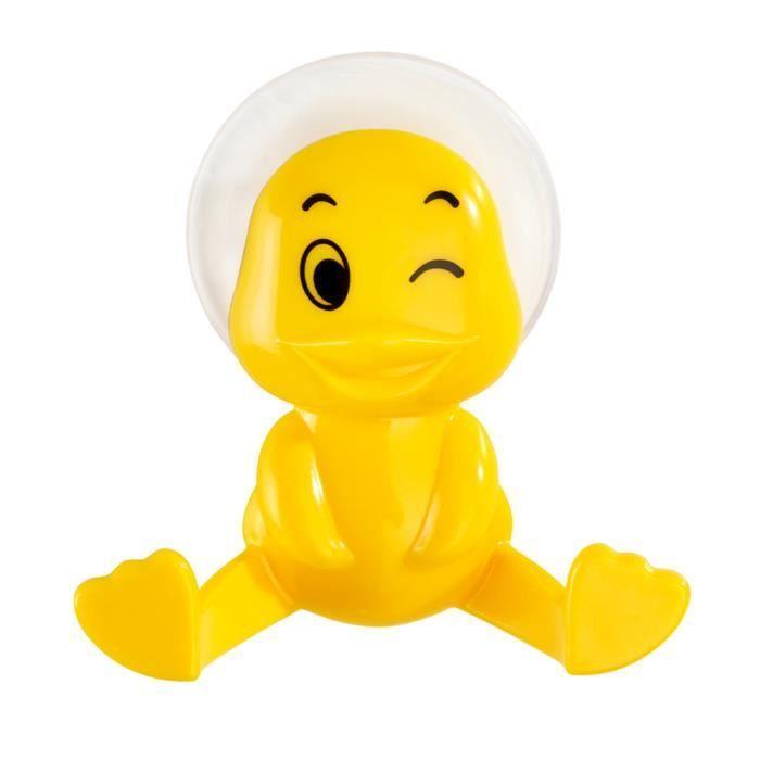 Crochet à ventouse - WENKO - Canard jaune - Plastique - Salle de bain - Enfants