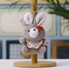 Plush Bunny Keychain Toy With Pp Cotton Filling For Kids And Adults