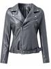 New women's short PU leather jacket motorcycle jacket slim and thin European and American style fashion versatile coat