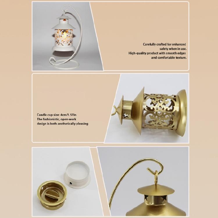 Elegante Ausgeschnittene Metall-Vogelkäfig-Hängelaternen Teelichthalter mit Rostfreier Konstruktion für Hochzeit Weihnachten