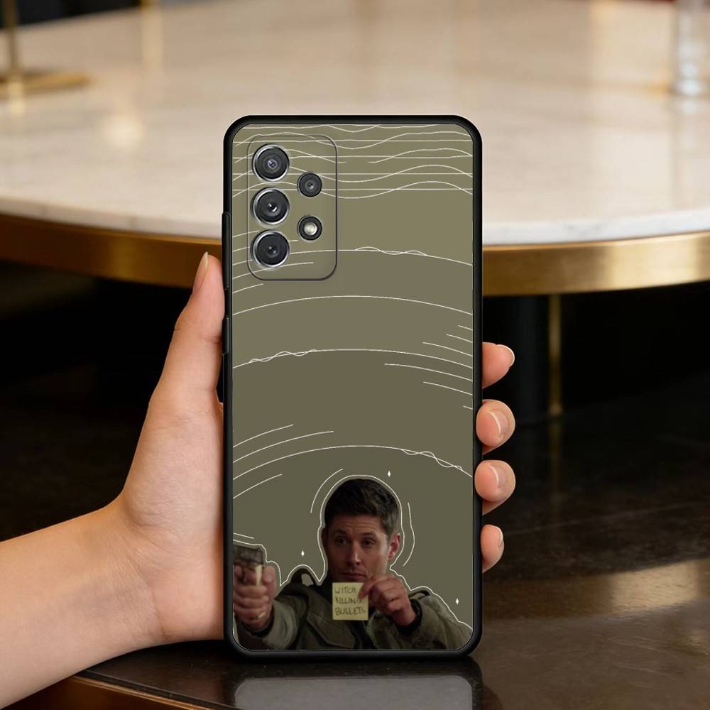 

S-Supernatural D-Dean Phone Case For Samsung Galaxy A73,A72,A71,A70,A53,A52,A51,Soft Silicone Black Cover Samsung a30 a20
