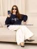 American Style Oversized Round Neck Sweatshirt - Autumn/Winter Casual Versatile Print