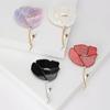 Big Flower Brooch Pin Acrylic Rose Women Brooch Fashion Design Gift For Women Clothing Decor
