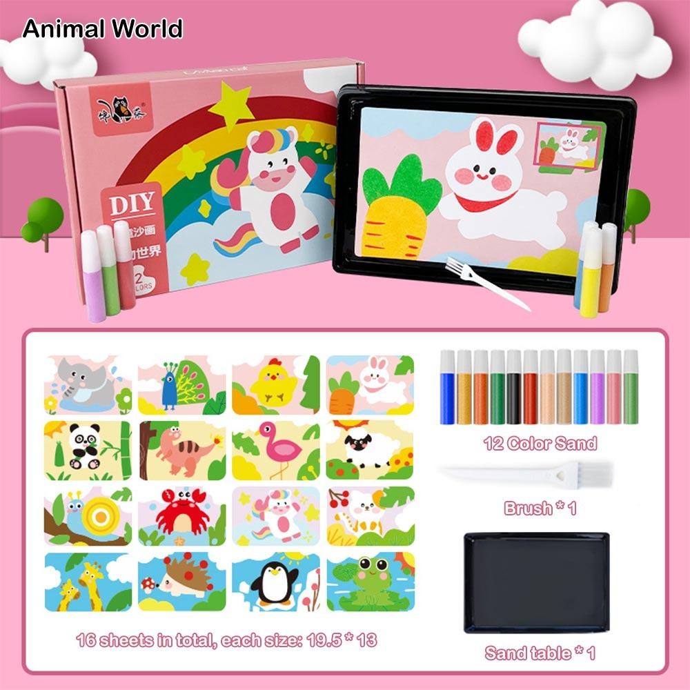 DIY Sand Art Pictures Art Pictures Sand Painting Crafts New Kids Handicrafts