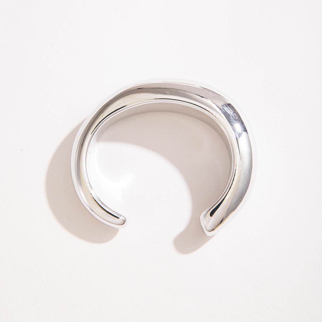 Geometric Irregular CCB Gold and Silver Bracelet, Hip Hop Exaggerated Jewelry Bracelet Set Female