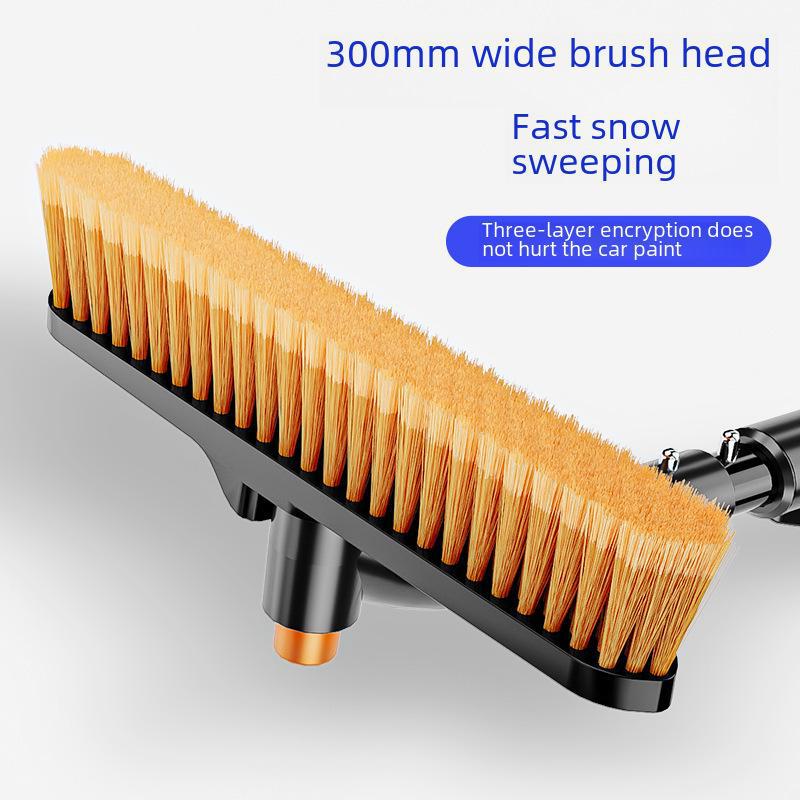 Set de lopată și perie retractabilă pentru zăpadă pentru mașină pentru dezghețare și răzuit gheață