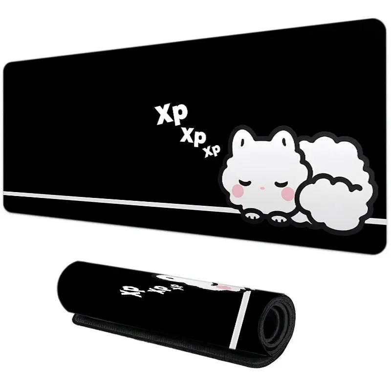 Large Gaming Mouse Pad XXL Cute Cats NonSlip Rubber Big New Mousepad Gamer Computer Laptop Office Keyboard Mat Extend Desk Pads