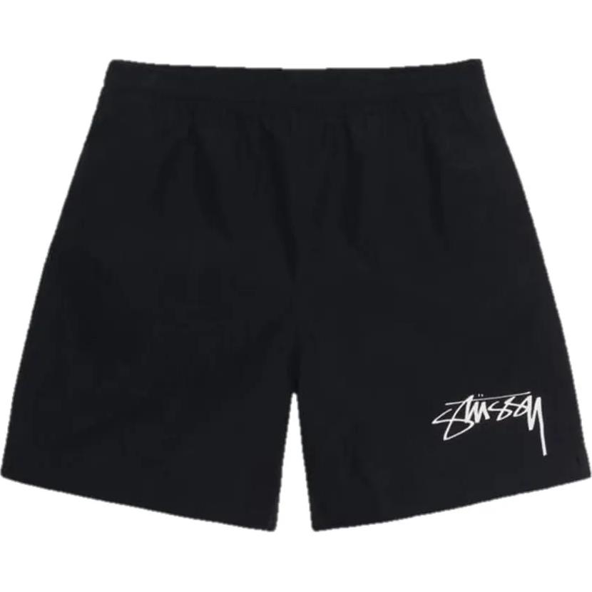 

Нейлоновые шорты Stussy x Nike (Азия) Черная мужская уличная одежда FJ9168-010 XS