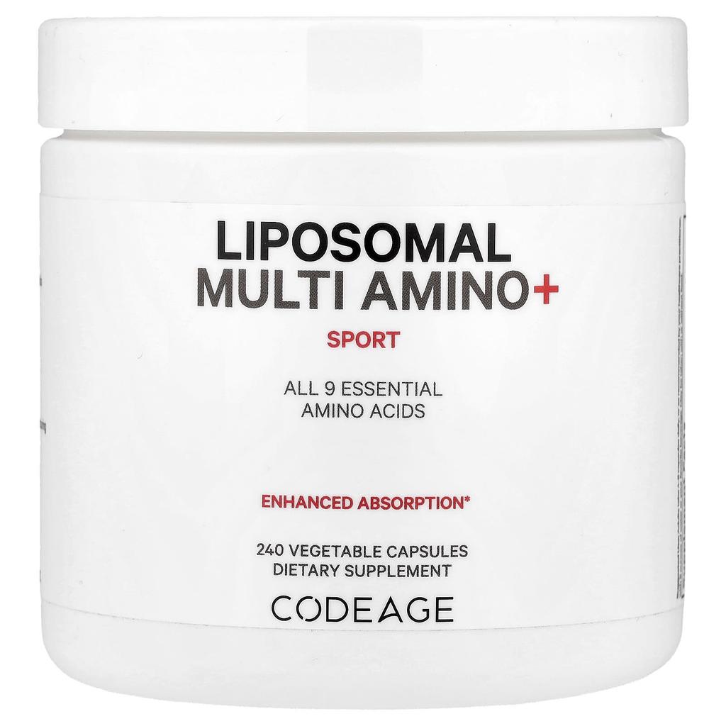 Liposomal Multi Amino+, Sports, Veggie Capsules 240