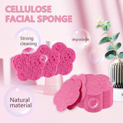 50-Count Facial Sponges Compressed, Face Sponge Sponges for Face Cleansing, Exfoliating Mask, Makeup Removal for Travel and Home