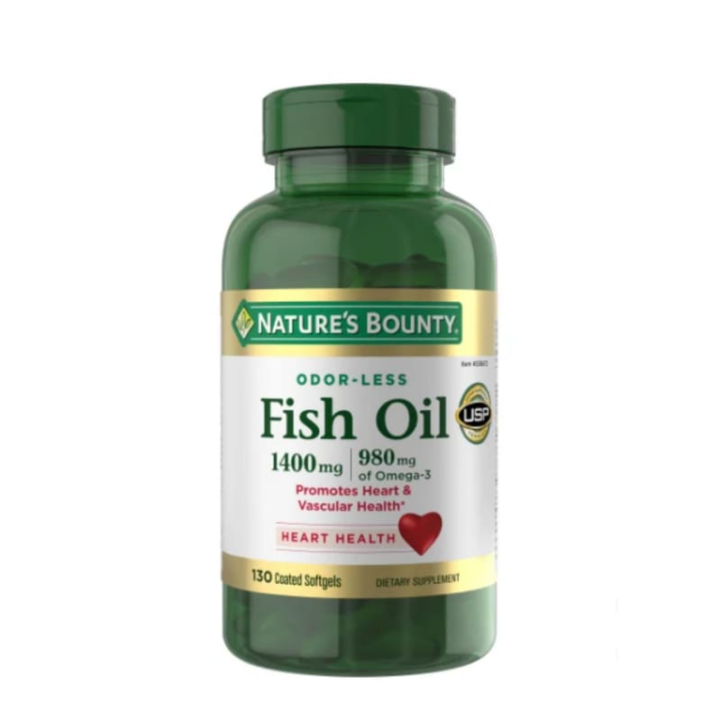 Nature's Bounty Fish Oil 1400mg 130 Softgels