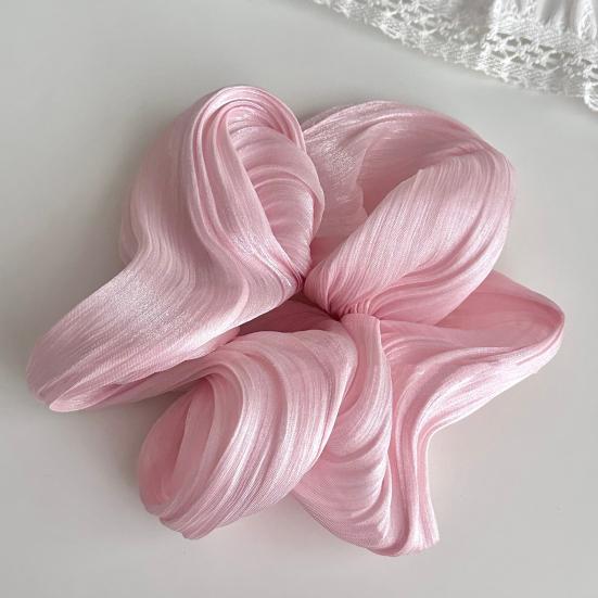 Elástico de Cabelo Alta Elasticidade Sem Danos ao Cabelo Cetim Macio Corda de Cabelo Grande Fofa Coque Scrunchie de Cabelo Acessórios de Cabelo para Ir ao Trabalho Encontros