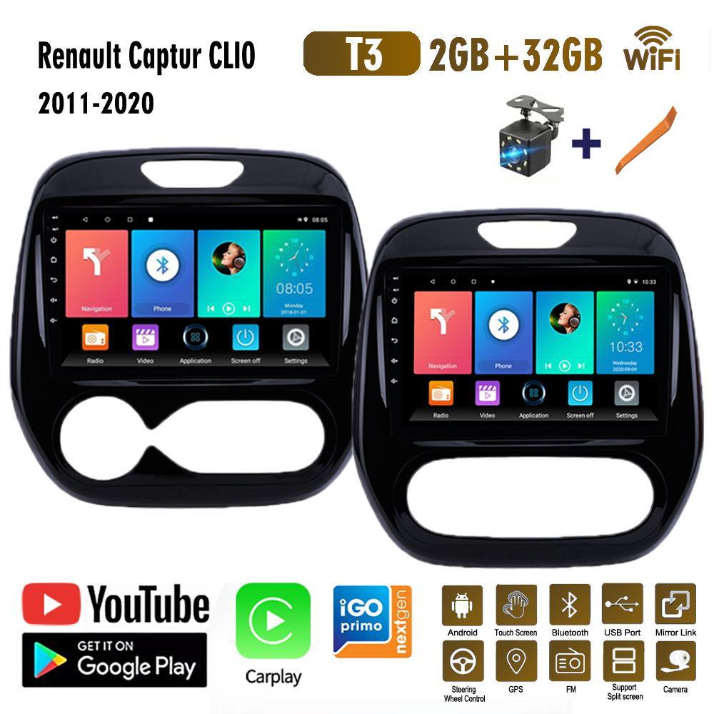 

Авторадио на базе Android для Renault Captur CLIO Samsung QM3 2011-2020, стерео Carplay, GPS-навигационная система, 2 din DSP HU, 2 + 32 ГБ