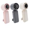 Handheld Turbo Fan 5 Levels Adjustable Quiet Folding Digital Display Portable Mini Pocket Fan with S