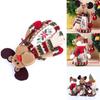 Christmas Santa Snowman Reindeer Holiday Tabletop Ornaments Made Of Fabric For Seasonal Home Decor