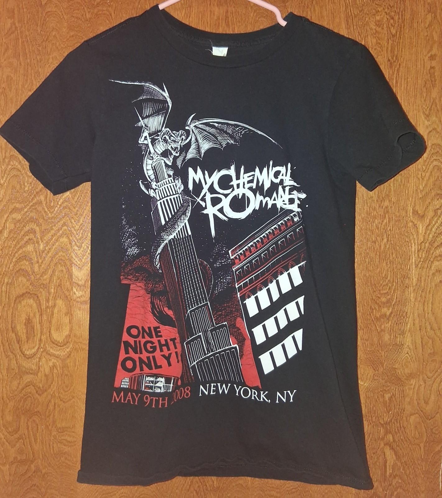 My Chemical Romance T Shirt One Night Only! May 9th 2008 New York City Size XS XL