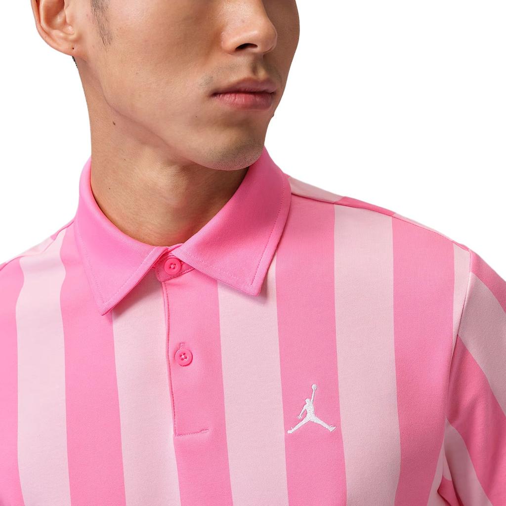 Jordan Sport Moisture Wicking Quick Dry Striped Golf Polo Men tops IF2931-649