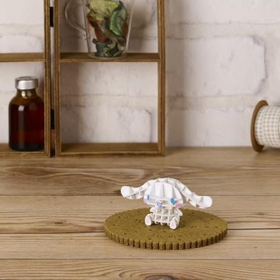 si-gu-mi PLUS Sanrio Cinnamoroll - 3D Paper Puzzle DIY Craft Kit for Kids and Adults - Educational Toy for Boys and Girls - 3D Artwork and a Great