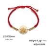 Lucktune Stainless Steel Angel Seal Archangel Metatron Cube Rope Bracelets for Women Spiritual Amulet Jewelry Anniversary Gifts