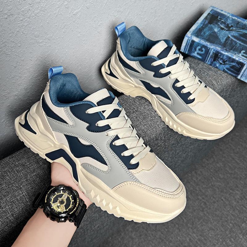Niche design large size casual shoes size student young dad sneakers