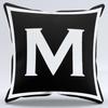 Simple Black And White Letter Printed Pillowcase Decorative Pillow Cushion Cover Suitable For Home Sofa Car Office Cushion