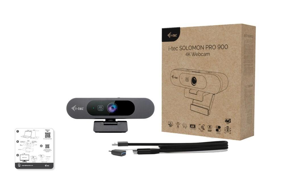 I-tec SOLOMON PRO 900 4 K Webcam PiP AI Autofoc
