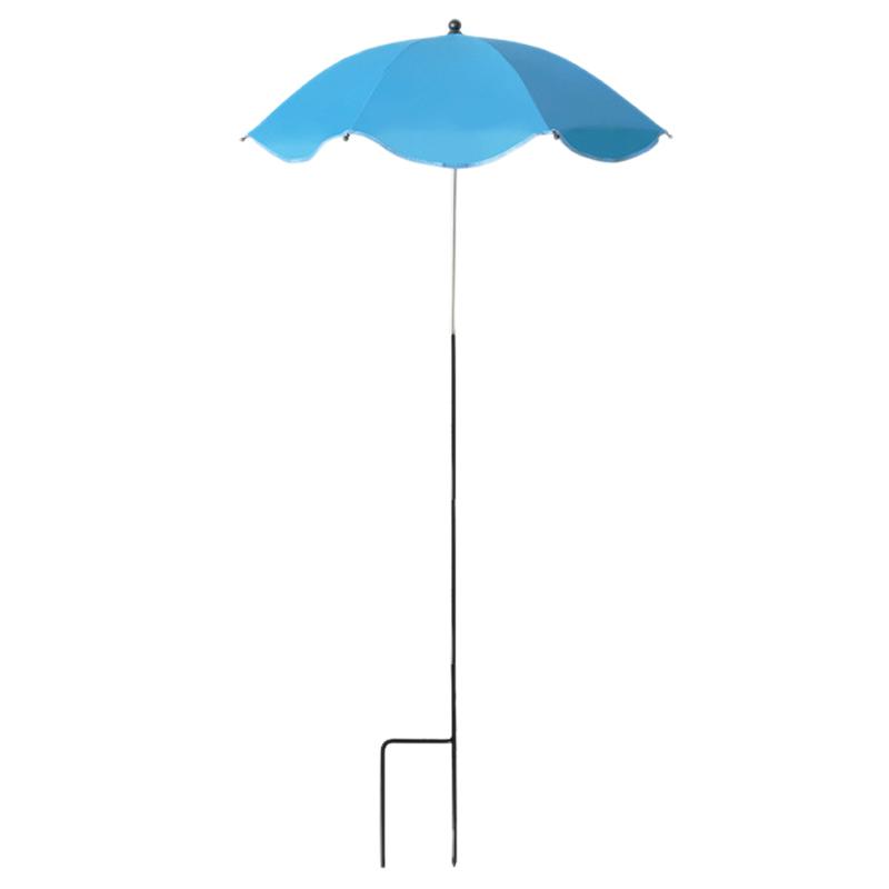 Plant Umbrellas For Outdoor Plants Adjustable Garden Shade Umbrella Larger Size Plants Shade Cover Umbrella Sun Protection синий