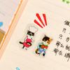6 Sheets/Set Creative Transparent PVC Stickers Cute Black and White Cat Girls Photo Album Decoration Sticker Children DIY Toy