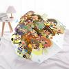1pc Jazuma Eleven Chibi Characters Outdoor Umbrella - Automatic Opening/Closing, Portable 3-Fold Design with 8-Bone Iron Frame - Perfect Gift for Fans
