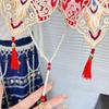 Embroidery Fringed Collar Elegant Detachable Collar Shawl Vintage Horseface Skirt Collar Costume Dressingup Accessories