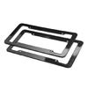 Carbon Fiber License Plate Frames Car Tag Holder Heavy Duty Plate Mounting Kit
