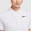 Nike Dri-FIT ADV Short-Sleeve Golf Polo Shirt Women Tops White FD5496-100