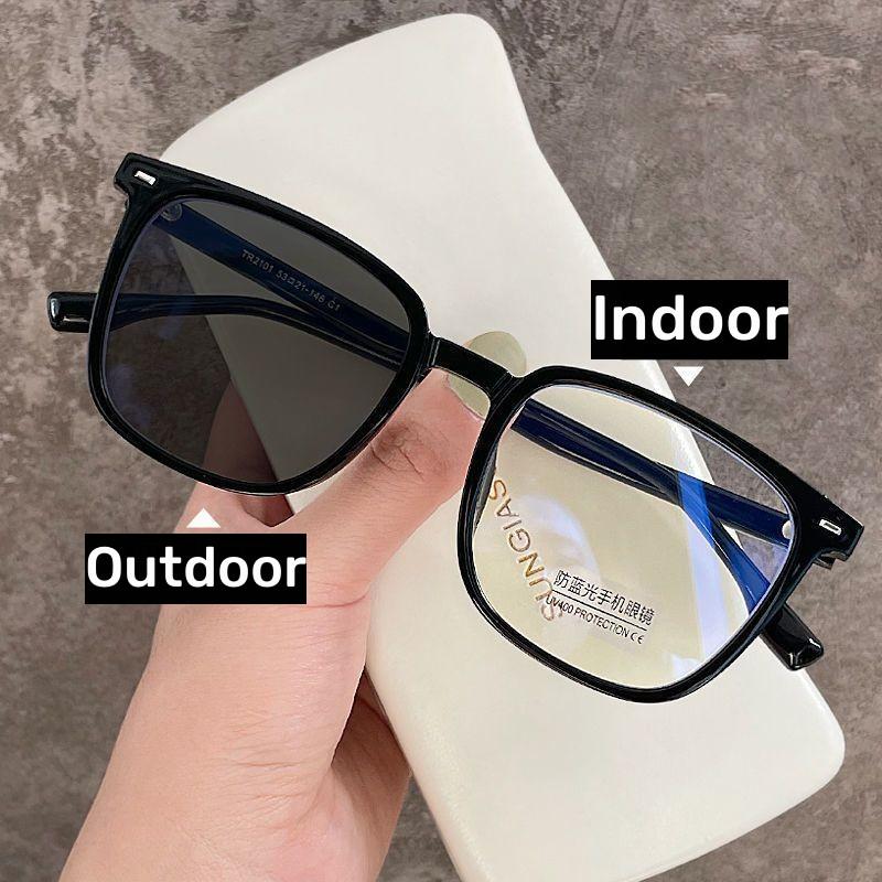 

Unisex Intelligent Photochromic Myopia Glasses Women Men Color Changing Short-Sighted Eyeglasses Outdoor Sunglasses With Diopter Quality -1.0